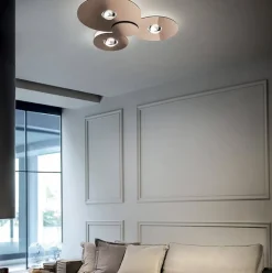 Plafondlamp Bugia Triple glossy bronze