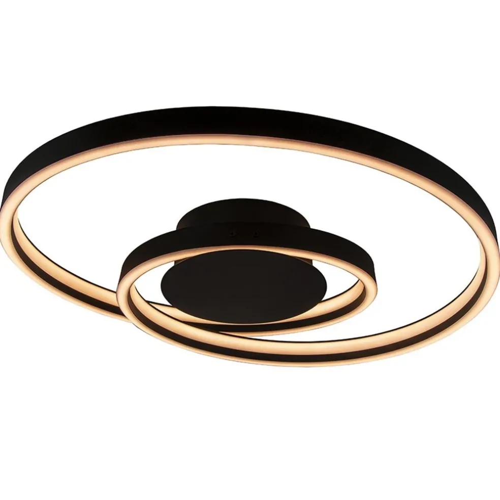 Plafondlamp Cinque-Ciola zwart dim-to-warm