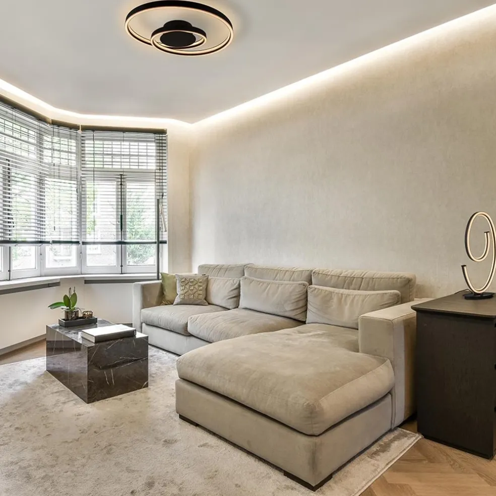 Plafondlamp Cinque-Ciola zwart dim-to-warm