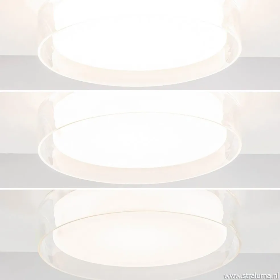 Plafondlamp Clear helder IP44 3-step dim