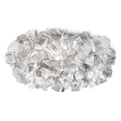 **Plafondlamp Clizia 78cm fumé