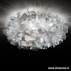 **Plafondlamp Clizia 78cm fumé