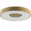 Plafondlamp Coin 50 hout + remote CCT