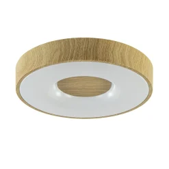 Plafondlamp Coin 38 hout + remote CCT