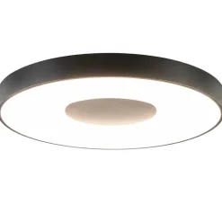 Plafondlamp Coin 65 zwart + remote