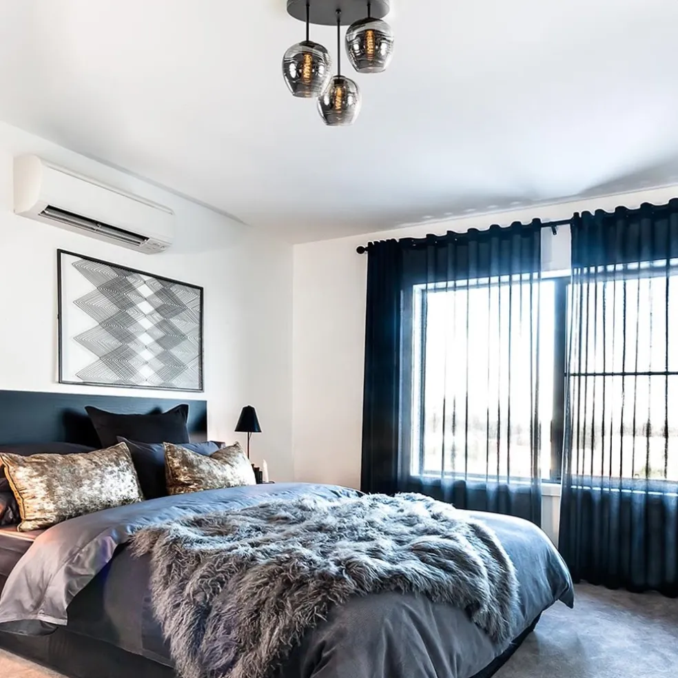 Plafondlamp Fantasy Apple 3L zwart/smoke