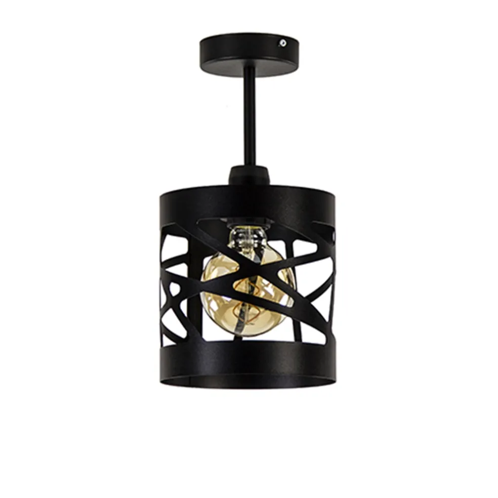 Plafondlamp Frez zwart metaal