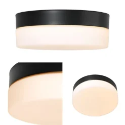 Plafondlamp Ikaro zwart 24cm 3-step dim