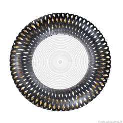 Plafondlamp Kalatos zwart/goud