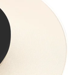 Plafondlamp Lido zwart 29cm indirect