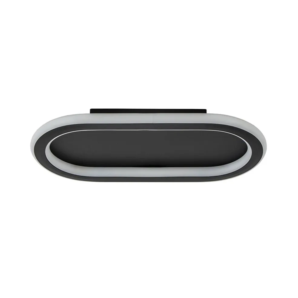 Plafondlamp Lois 30 zwart 3-switch dim.