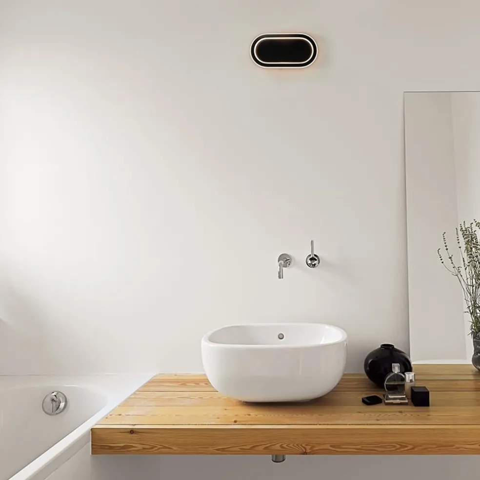 Plafondlamp Lois 30 zwart 3-switch dim.