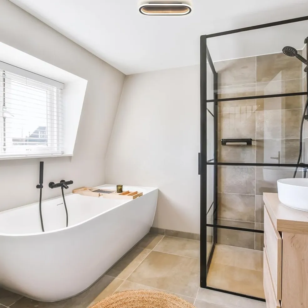 Plafondlamp Lois 40 zwart 3-switch dim