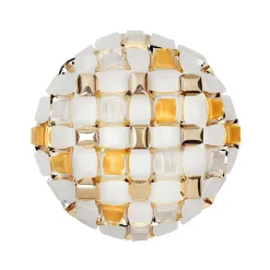 Plafondlamp Mida amber 67cm