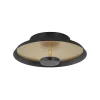 Plafondlamp Oro 25cm zwart/goud