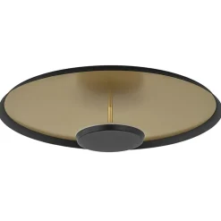 Plafondlamp Oro 45cm zwart/matgoud