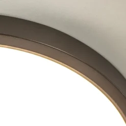 Plafondlamp Piatto 30 zwart + bew.sensor