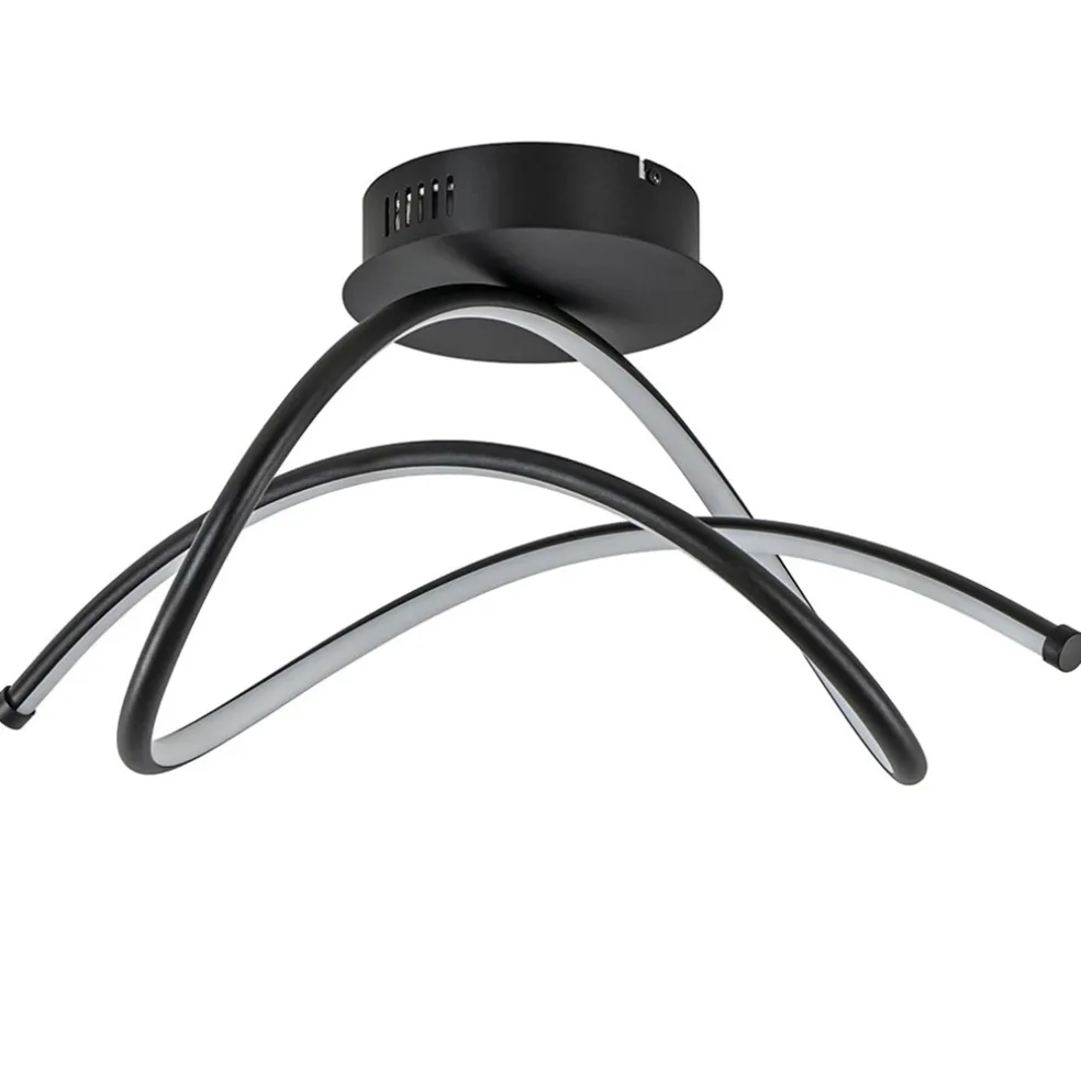 Plafondlamp Plaza zwart 3-switchdim