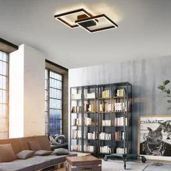 Plafondlamp Q-Marko smart vierk.zwart rgb/cct