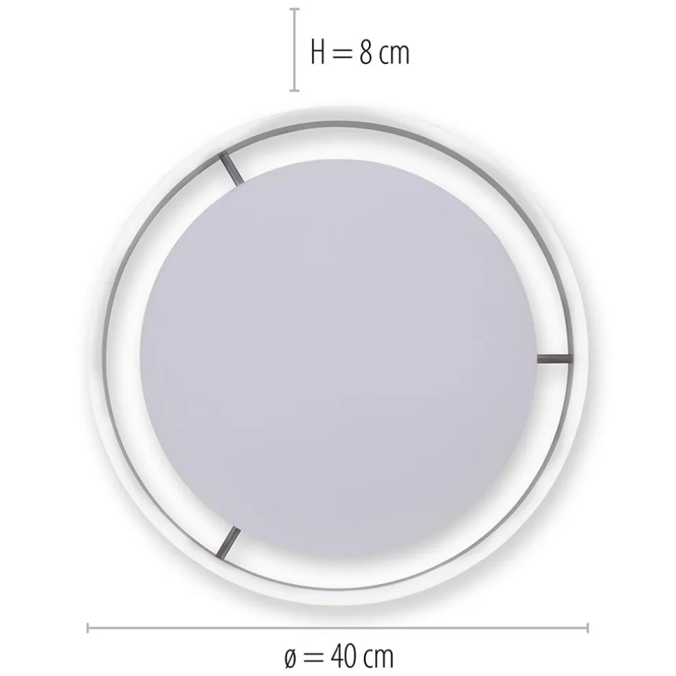 Plafondlamp Q-Vito 40 zwart smart+remote