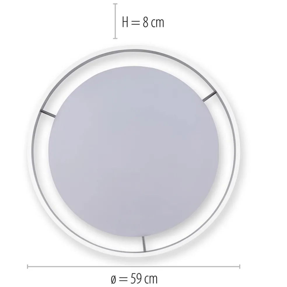 Plafondlamp Q-Vito 59 zwart smart+remote