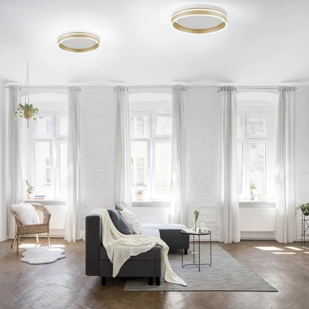 Plafondlamp Q-Vito 40cm matgoud smart + remote