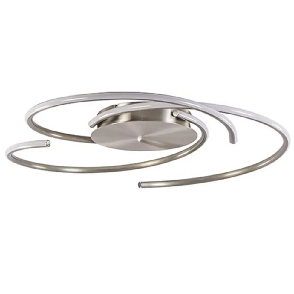 Plafondlamp Reverso nikkel 3-switchdim