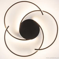 Plafondlamp Reverso zwart 3-switchdim