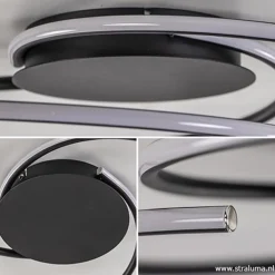 Plafondlamp Reverso zwart 3-switchdim