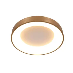 Plafondlamp Ringlede 38cm matgoud