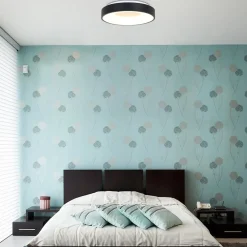 Plafondlamp Ringlede zwart