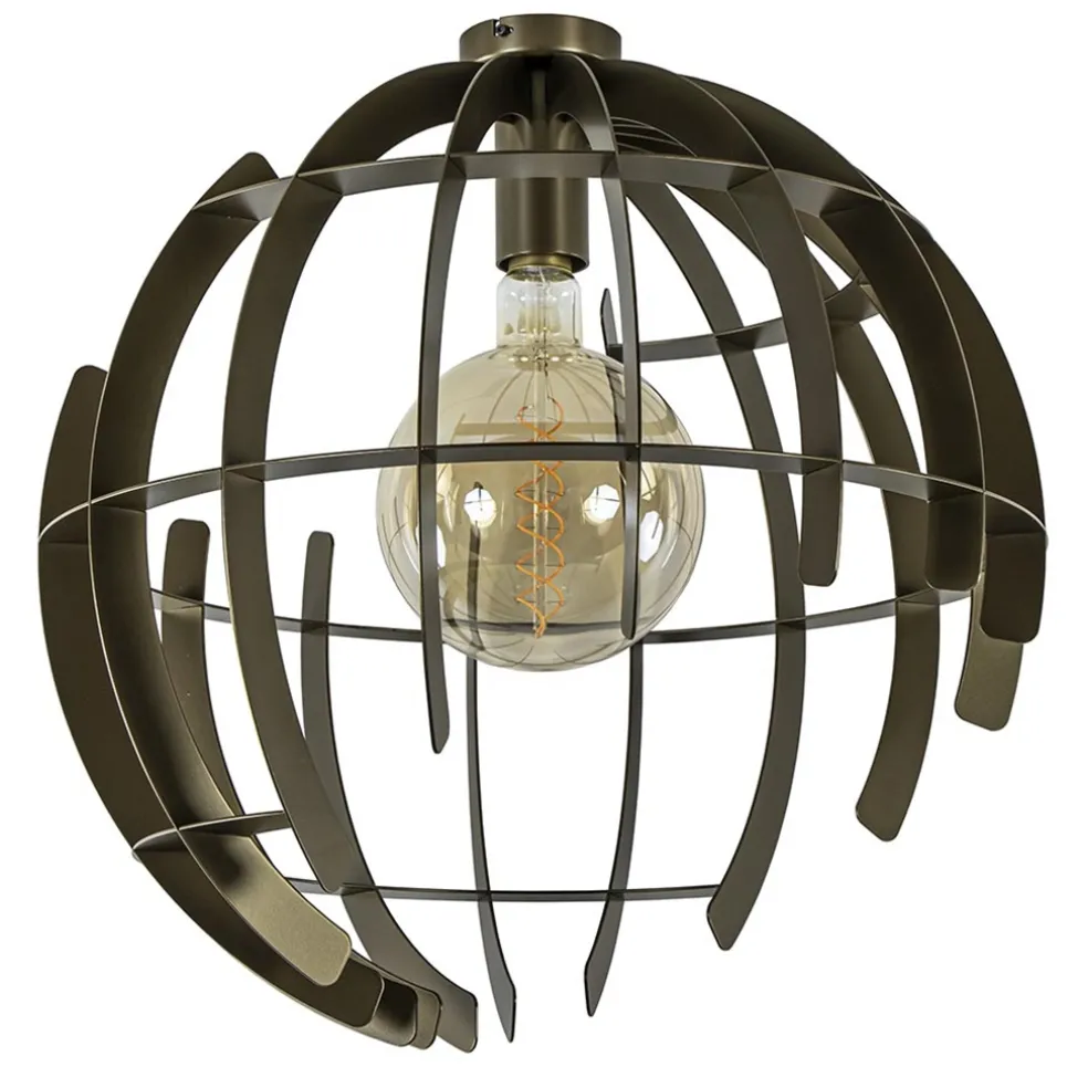 Plafondlamp Terra 60 oud messing