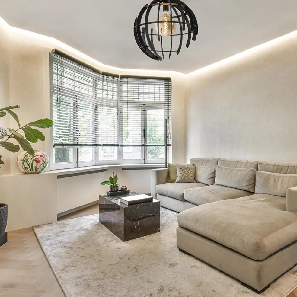 Plafondlamp Terra 60cm zwart