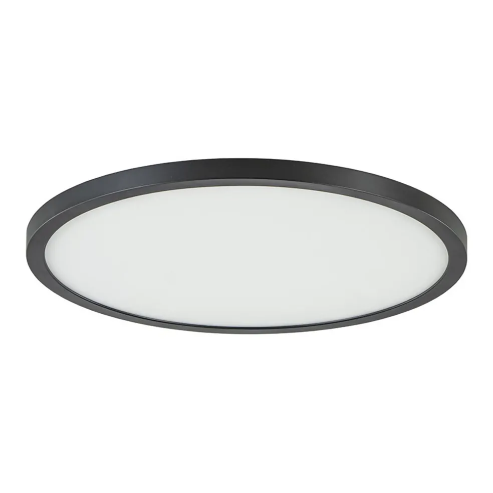 Plafondlamp Tuco 30cm zwart 3-step dim