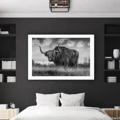 Plafondlamp vierkant zwart open frame