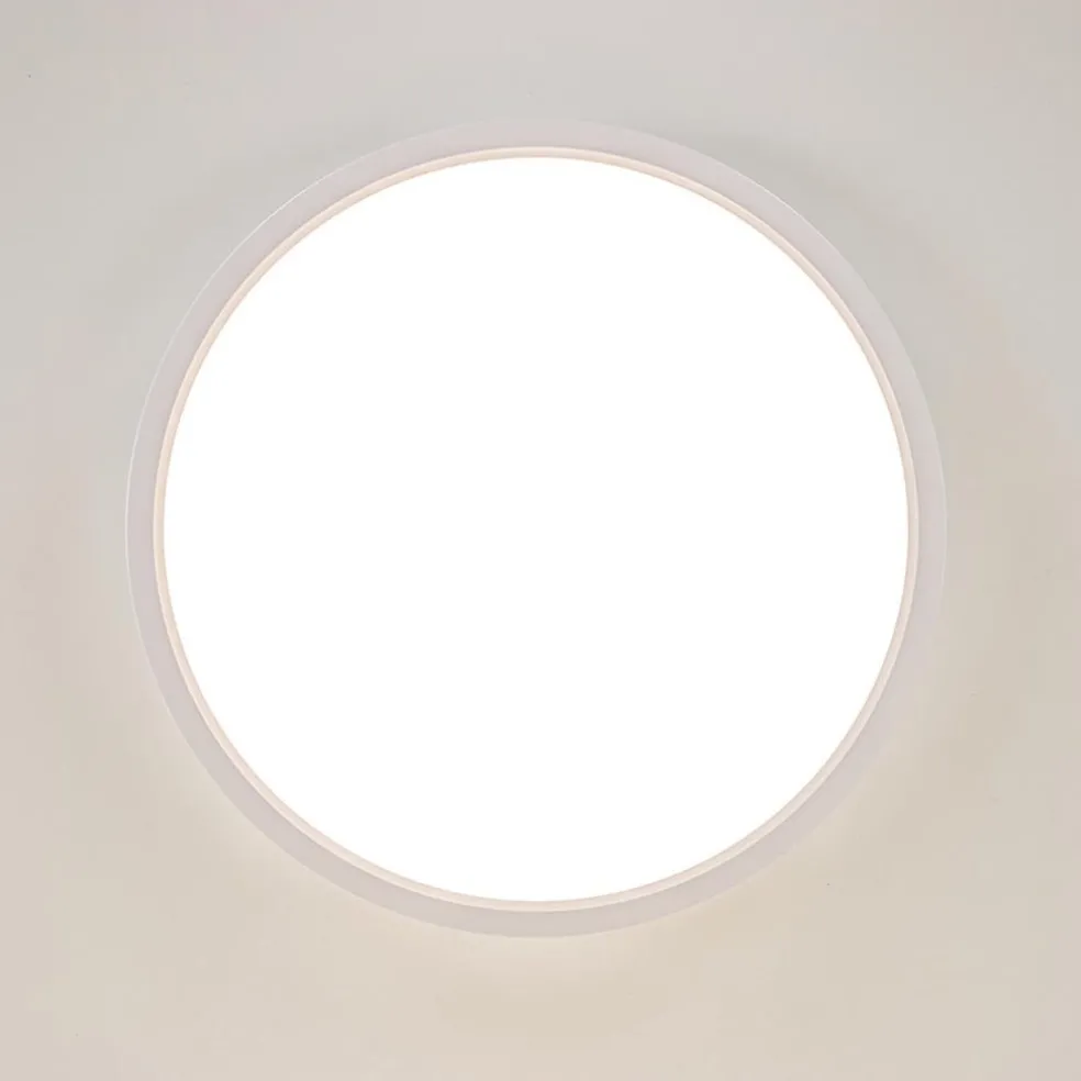 Plafondlamp wit met bewegingssensor