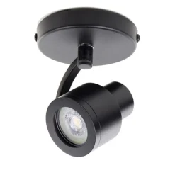 Plafondspot Alto 1l zwart gu10