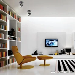 Plafondspot Alto 1l zwart gu10