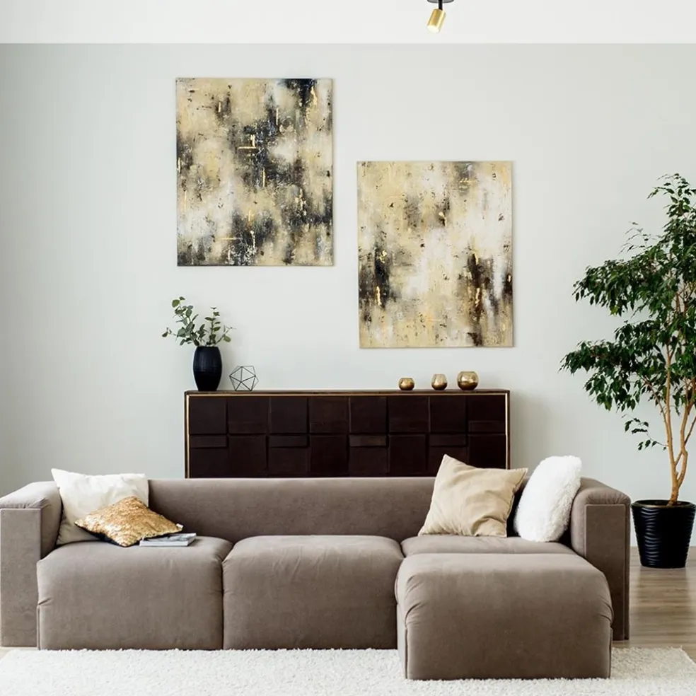 Plafondspot Bounce enkel rond zwart/goud