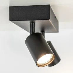 Plafondspot Bounce 2L balk zwart