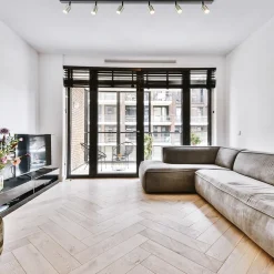 Plafondspot Bounce 6L balk zwart/rvs