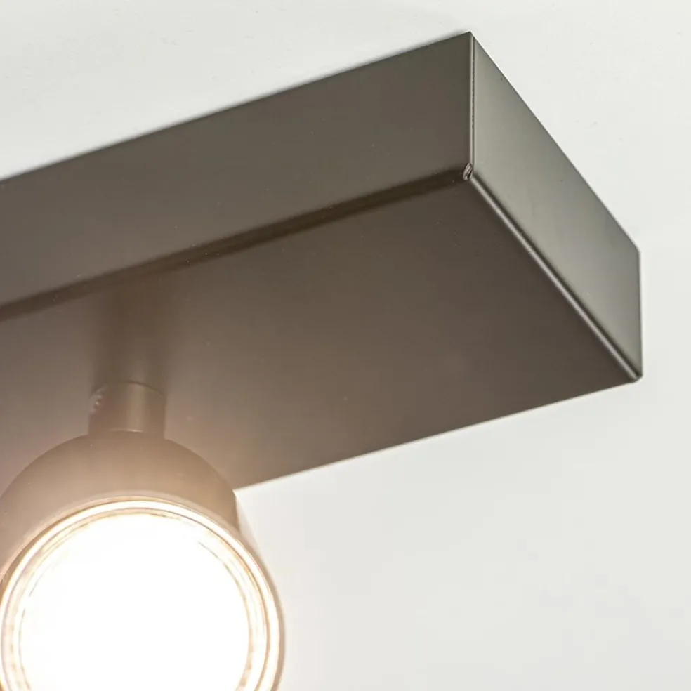 Plafondspot Bounce 6L 160cm zwart