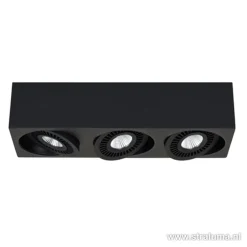 Plafondspot Eye 3L box zwart led 3000k