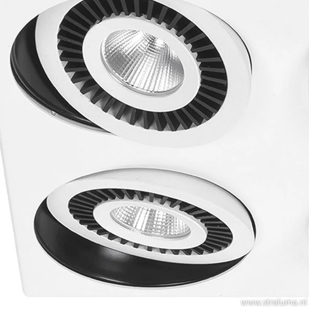 Plafondspot Eye 4L wit/zwart 3000k