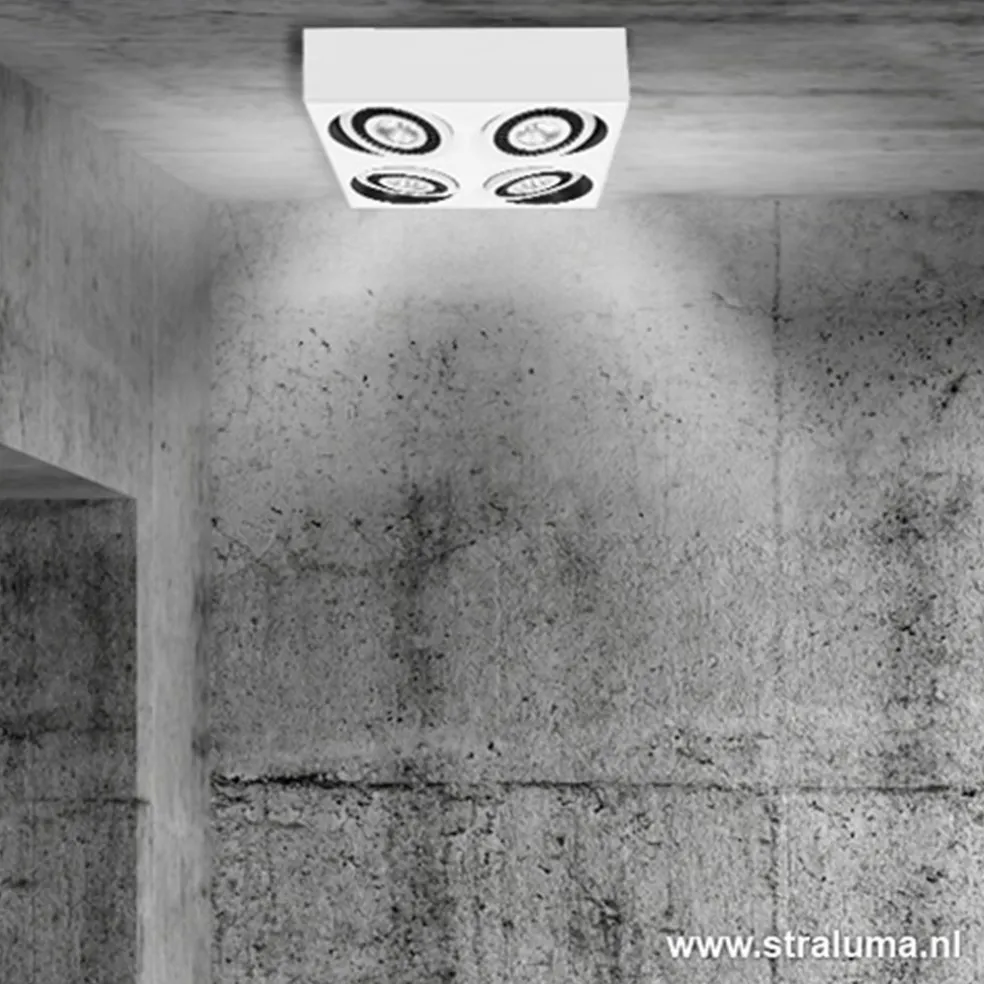 Plafondspot Eye 4L wit/zwart 3000k