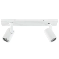 Plafondspot Halo 2L op balk wit