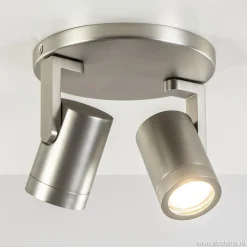 Plafondspot Halo 2L rond rvs