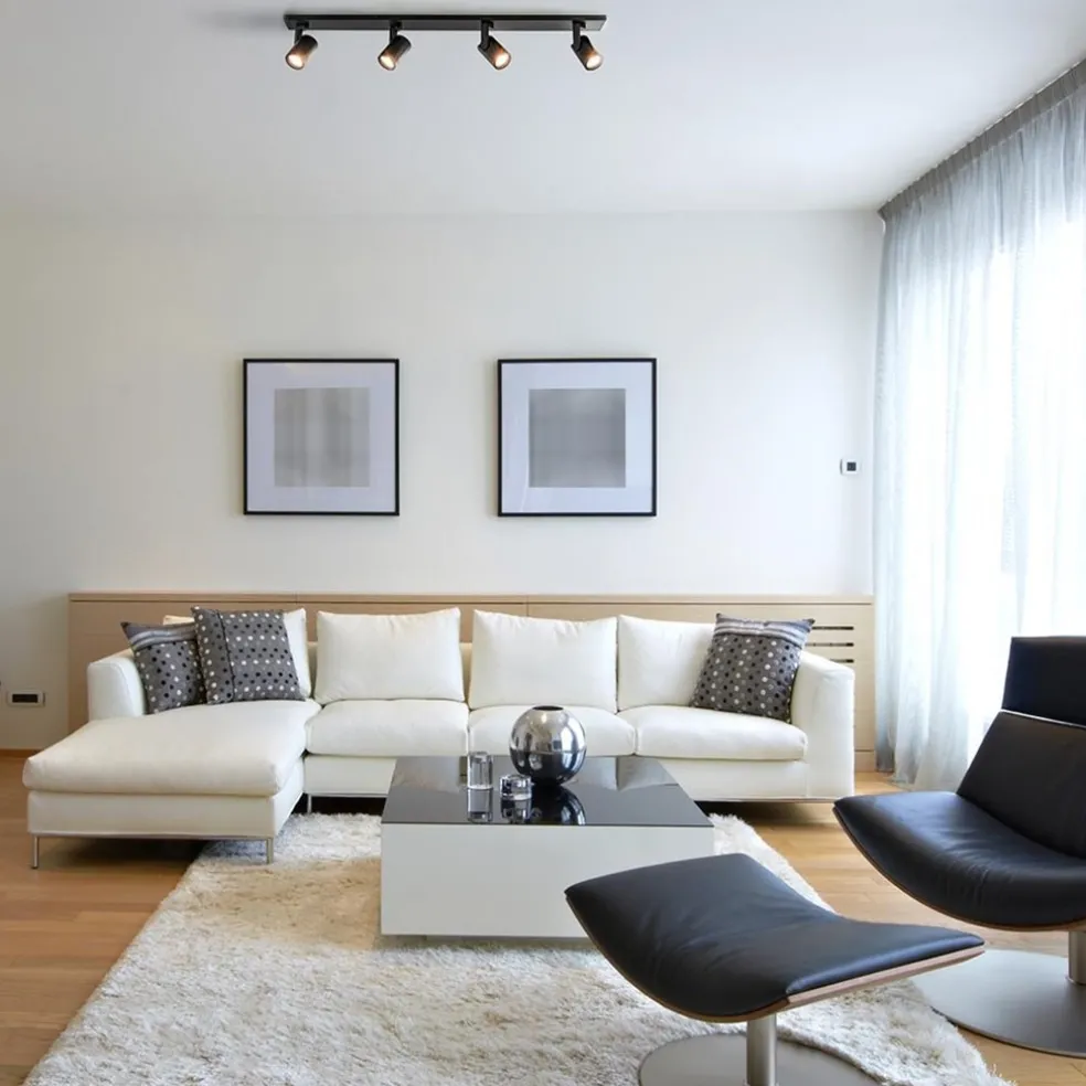 Plafondspot Halo Spot 4L balk zwart