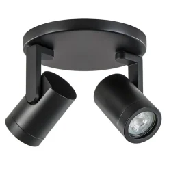 Plafondspot Halo Spot 2L rond zwart