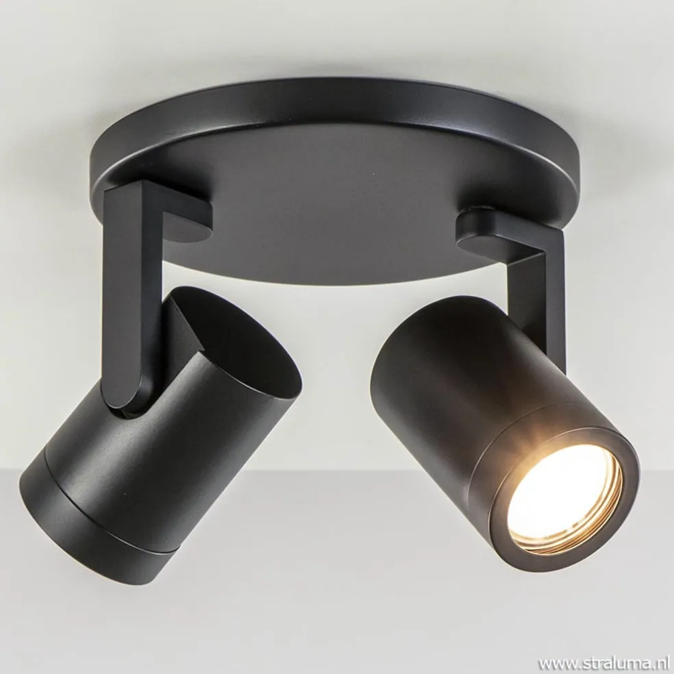 Plafondspot Halo Spot 2L rond zwart